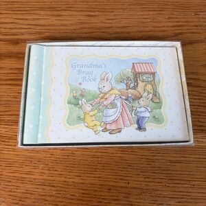 Grandma's Brag Book Nursery Rhymes 4x6 Photo Album Bunny Rabbit CR Gibson